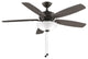 Aire Deluxe, 52", Matte Greige With LED Bowl LK
