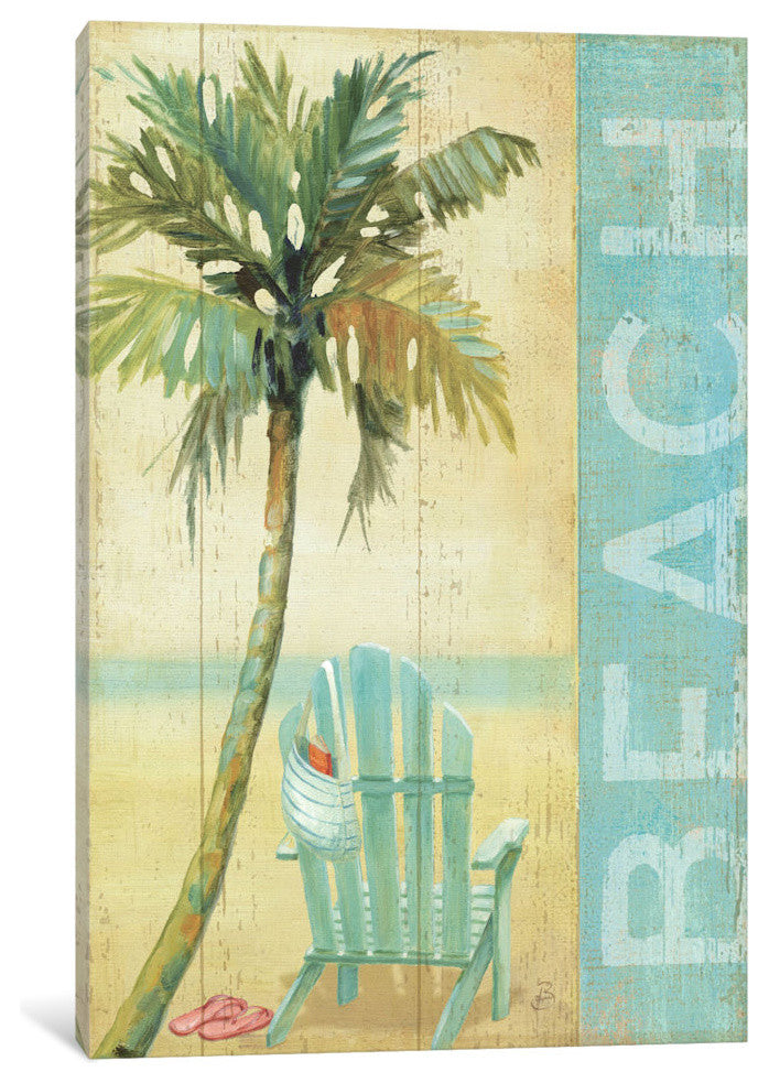 "Ocean Beach I Gallery" by Daphne Brissonnet, 18x12x1.5"