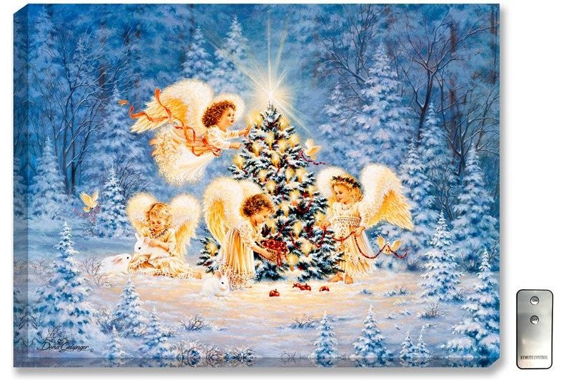 Silent Night, Gentle Light Wall Art by Dona Gelsinger