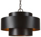 Uttermost 21585 Youngstown Dark Bronze 4 Light Pendant