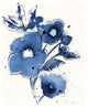 "Independent Blooms Blue III" Digital Paper Print by Shirley Novak, 30"x37"