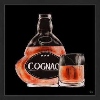"Cognac Me II" Framed Painting Print, 32"x32"