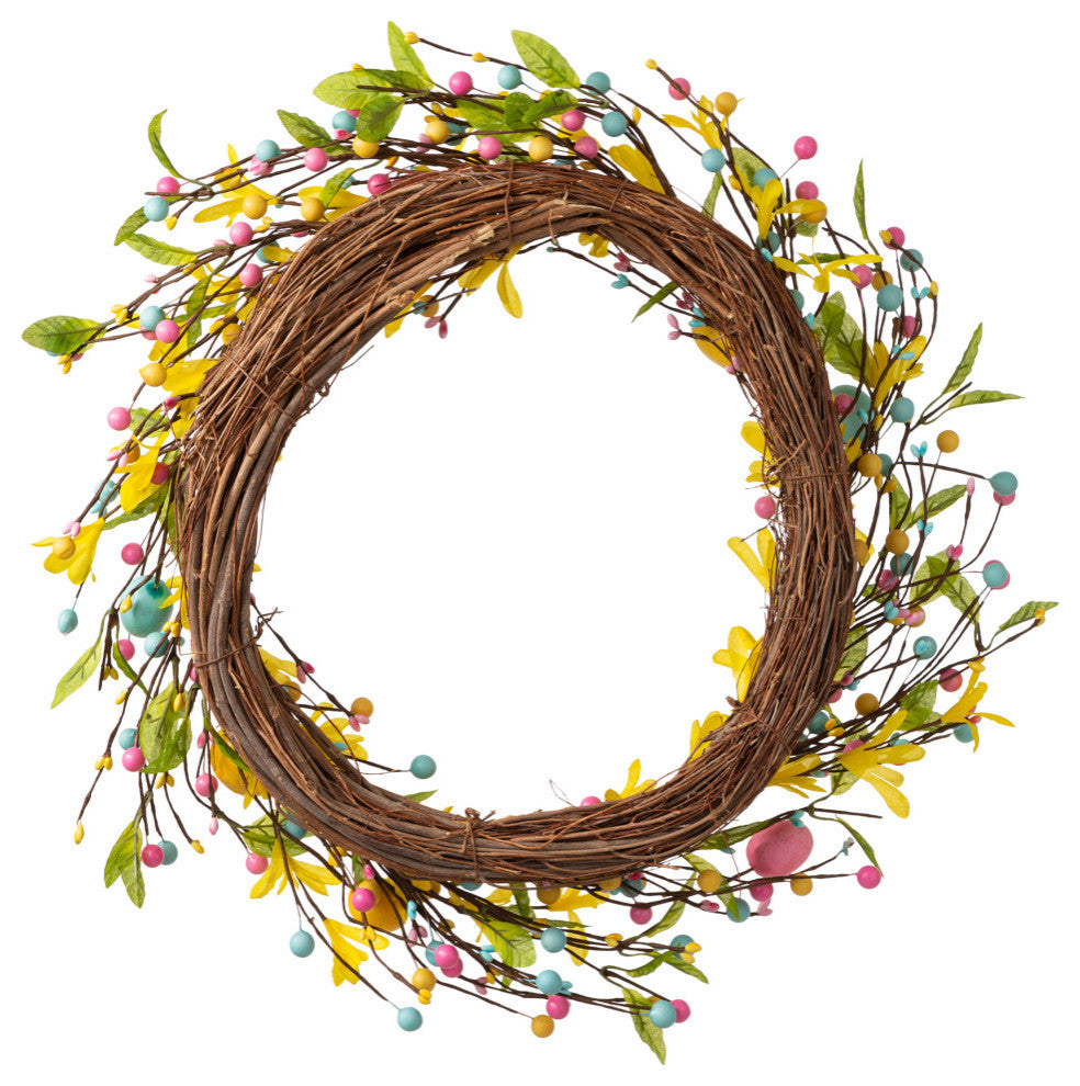22"D Easter Egg Wreath