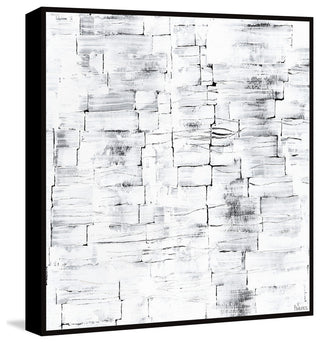 "Absolute Chaos" Floater Framed Painting Print on Canvas, 32x32
