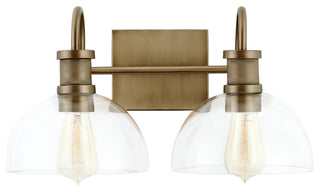 Capital Lighting 139123-497 2 Light 18"W Bathroom Vanity Light - Aged Brass