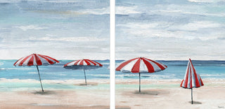 Summer Tents II Diptych, 24"x12"