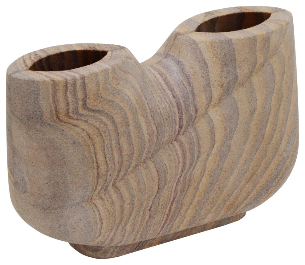 Saava Vase in Sandstone, Rainbow