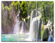 "Krka Waterfall Landscape" Metal Wall Art, 3 Panels, 36"x28"