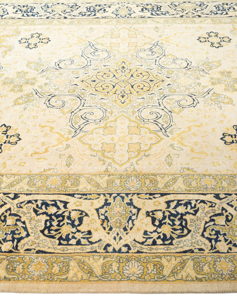 Adeline, One-of-a-Kind Hand-Knotted Area Rug Ivory, 6'1"x9'2"