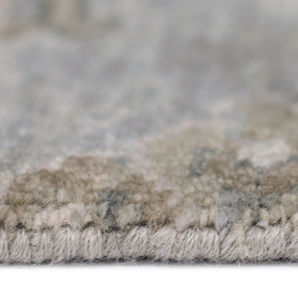 Nuit Arabe Duna Area Rug, Gray, 2' x 3', Bordered