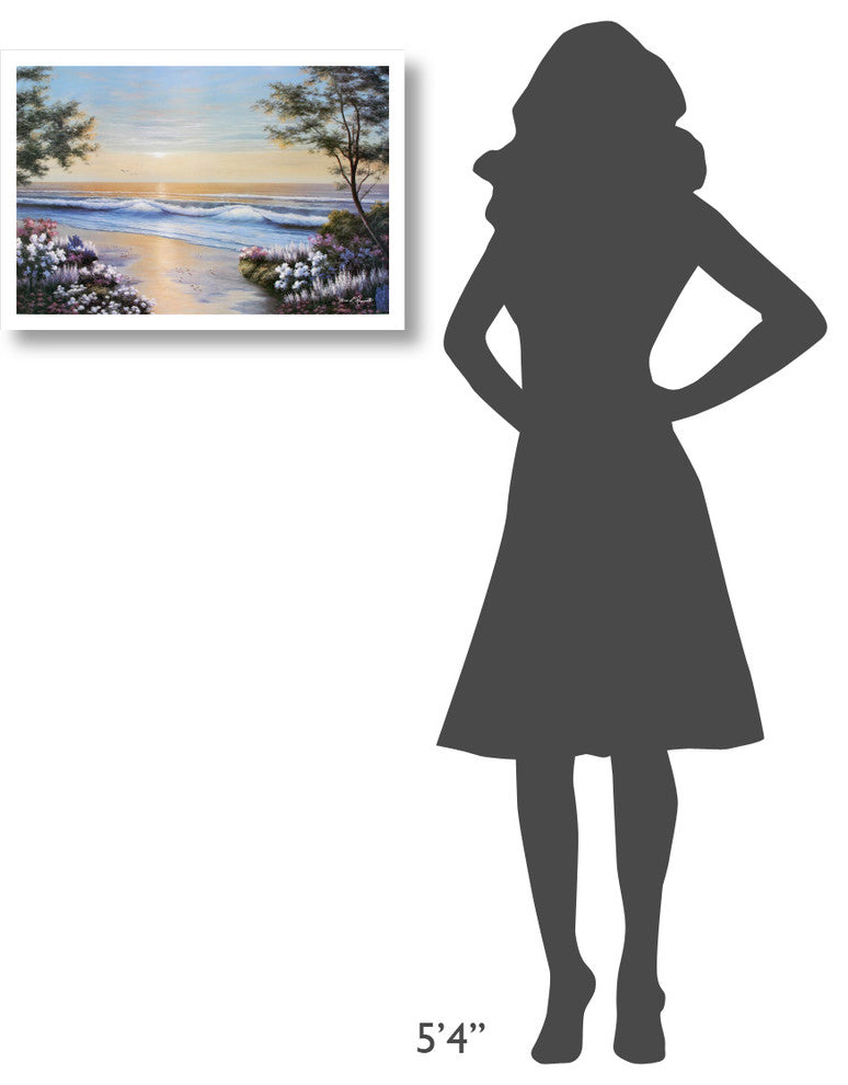 "Ocean Breeze" Digital Paper Print by Diane Romanello, 26"x18"