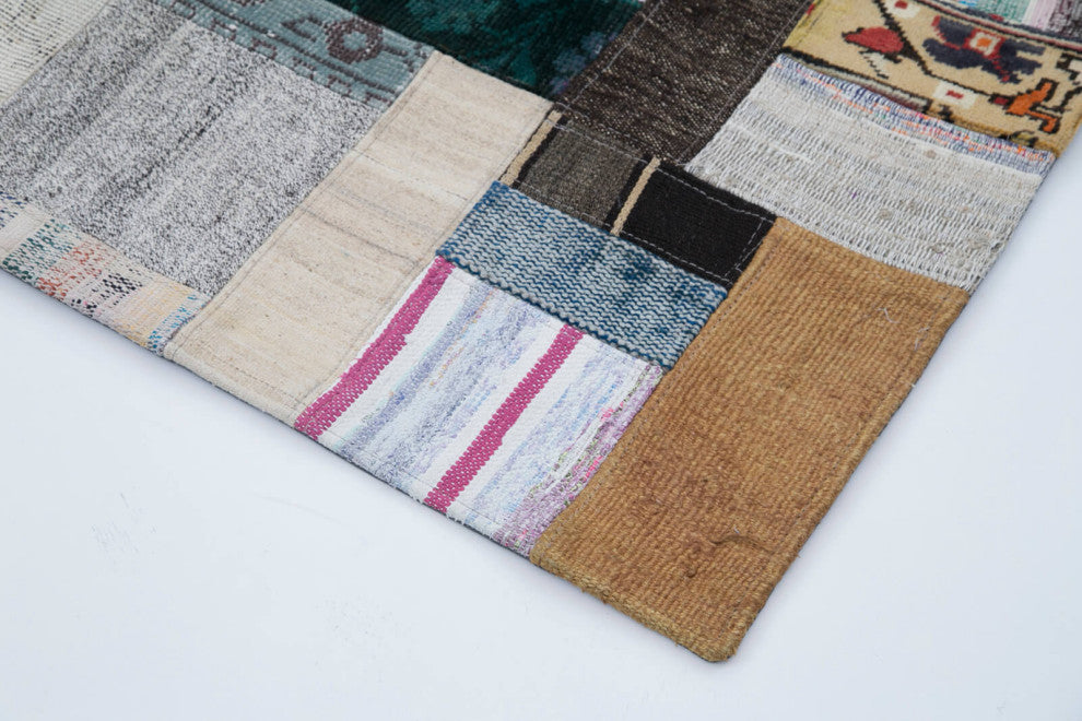 Rug N Carpet - Handmade Oriental 5' 7'' x 7' 10'' Vintage Patchwork Kilim Rug