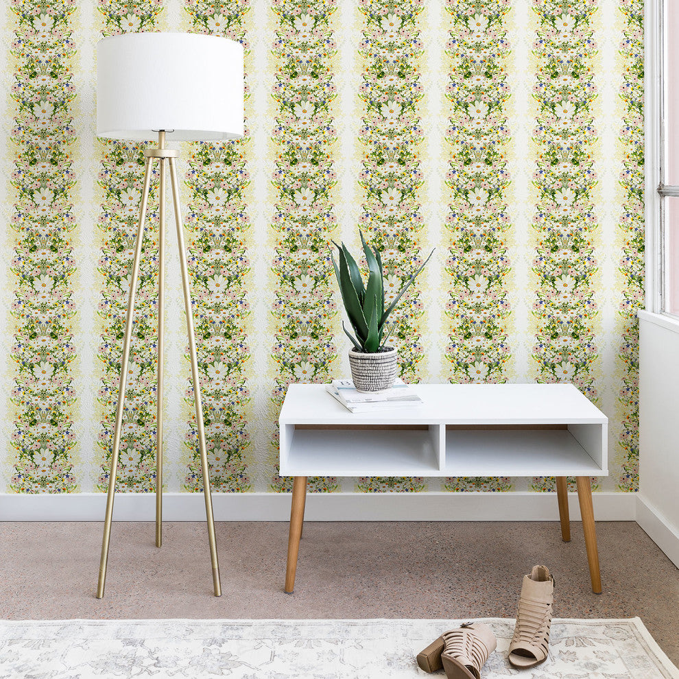 Deny Designs Iveta Abolina Blondelle Wallpaper, White, 2'x4'