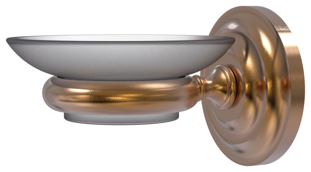 Prestige Que New Wall Mounted Soap Dish, Brushed Bronze