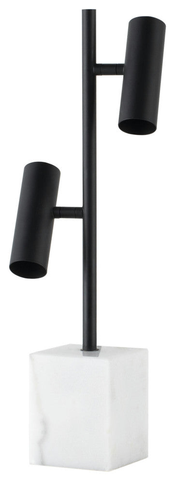 Dane Black Metal Table Lighting