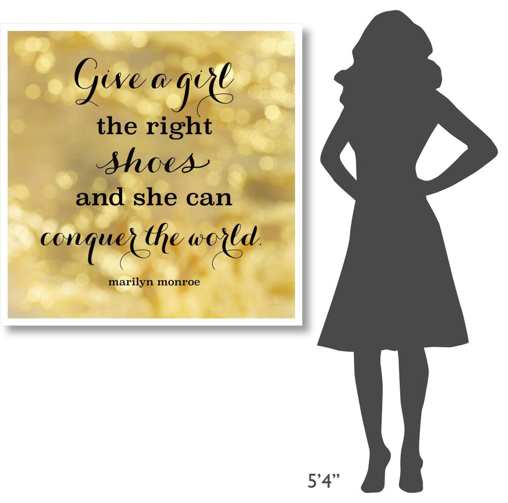 "Fashion Quotes IV" Digital Paper Print by Sue Schlabach, 42"x42"