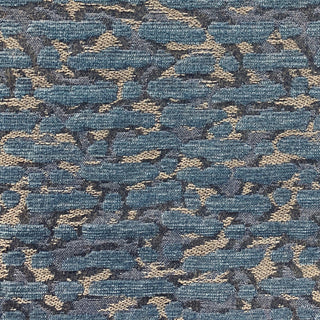 Indigo Rivulet Blue Solid Luxury Outdoor/Indoor Throw Pillow 20"x20"