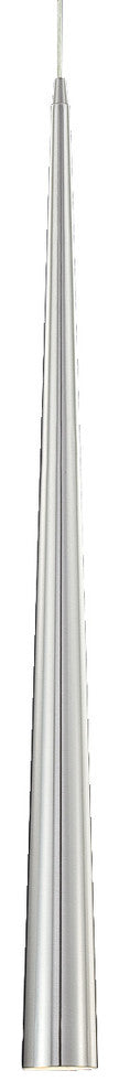 Sliver Large 1 Light Pendant Satin Nickel Finish
