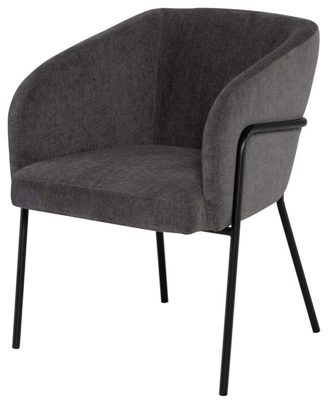 Estella Cement Fabric Dining Chair