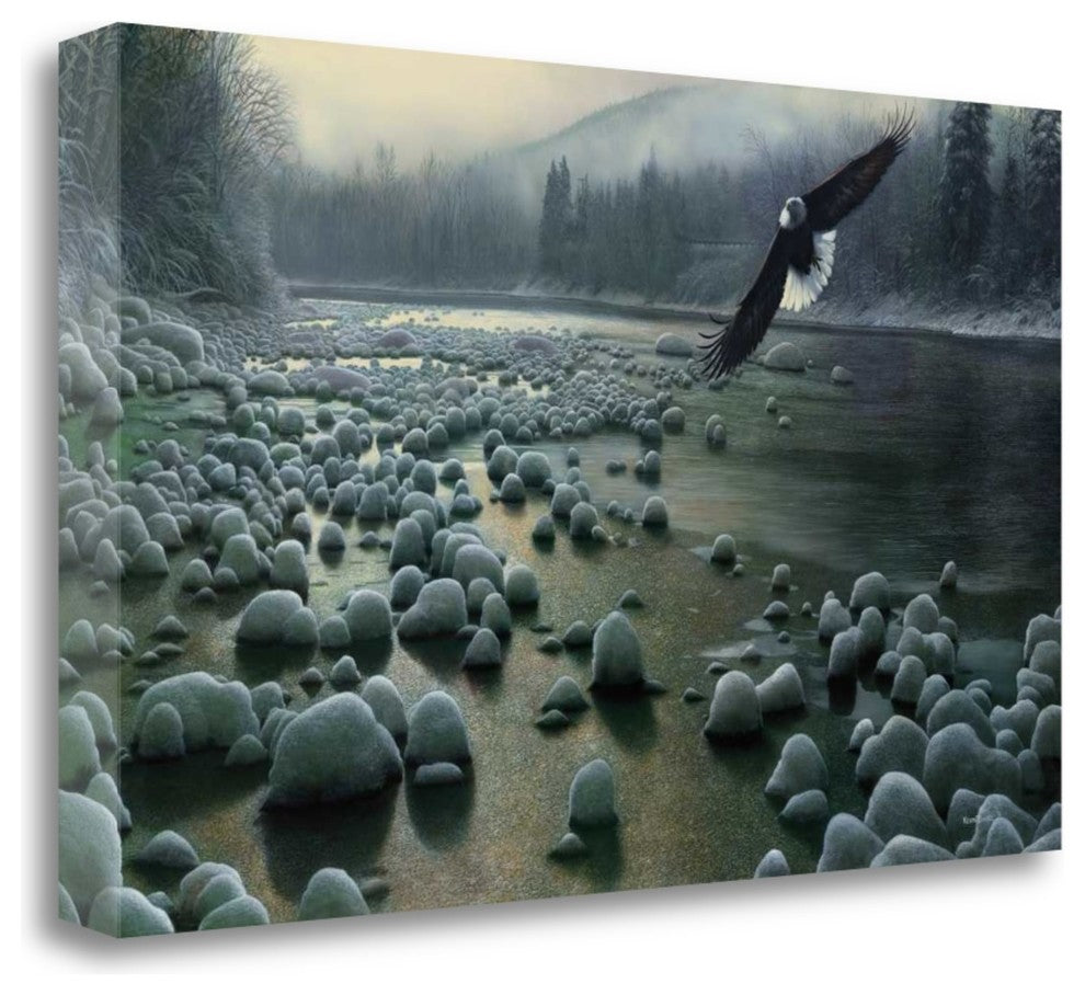 "On Eagle Wings" By Kevin Daniel, Giclee Print on Gallery Wrap Canvas