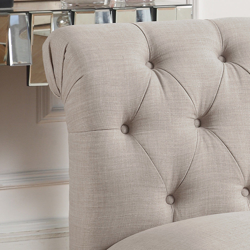 LaGuardia Slipper Chair, Beige
