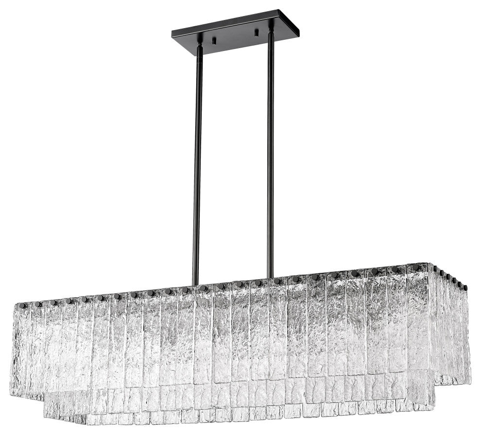 Zlite 1943-42L-MB 5-Light Island, Clear