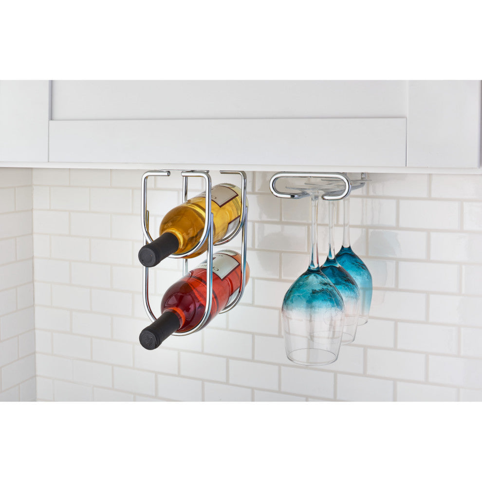 Under Cabinet Bottle holder, Chrome