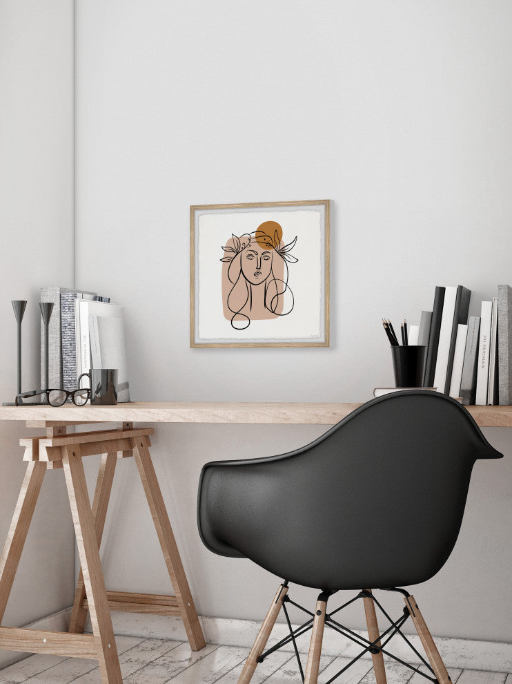 "Queen of the Night" Framed Painting Print, 32x32
