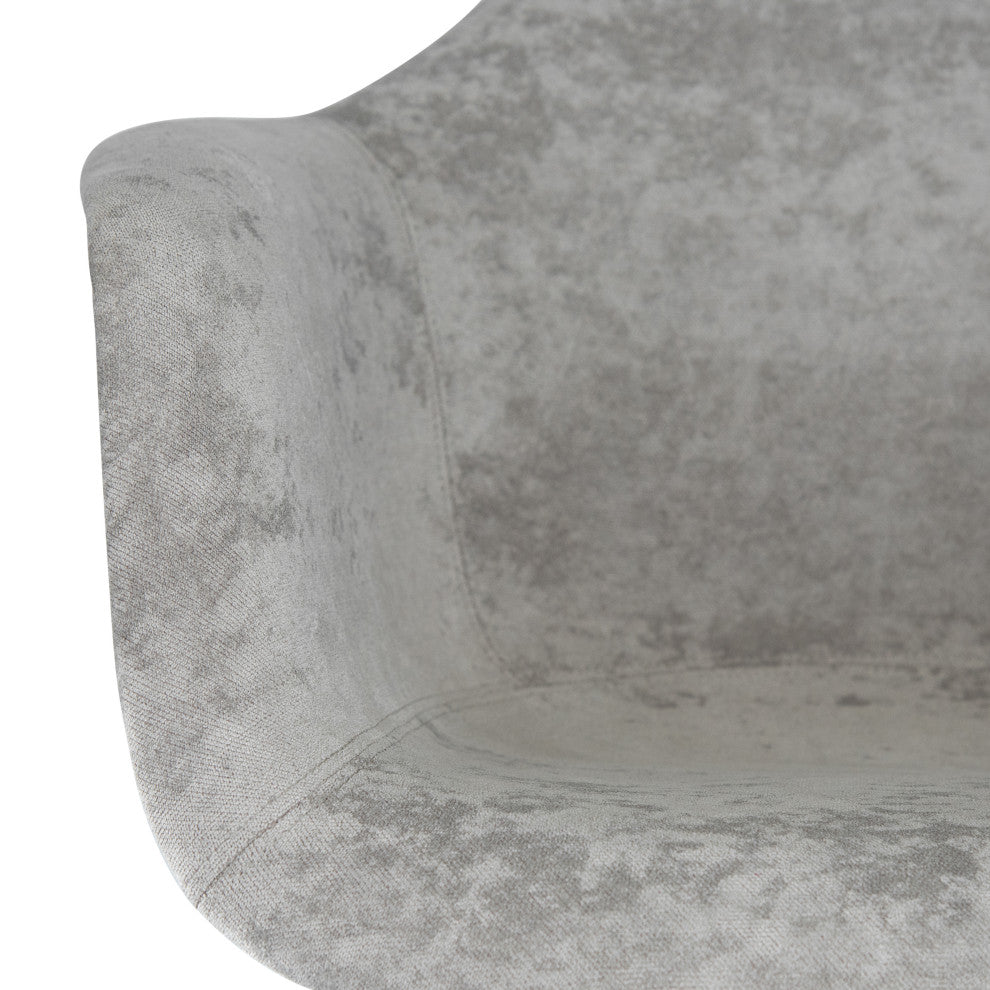 LeisureMod Willow Velvet Eiffel Wooden Base Accent Chair Set of 2