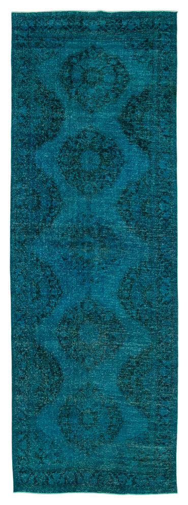 Rug N Carpet - Handwoven Turkish 4' 6" x 12' 10" Contemporary Runner Rug