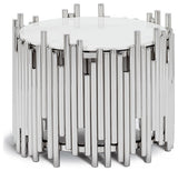 Anna Side Table, Silver