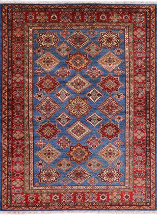 Super Kazak Handmade Area Rug 6' X 8'