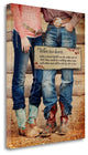 "Two Hearts" By Shawnda Eva, Giclee Print on Gallery Wrap Canvas, Ready to Hang