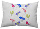 Tweets Decorative Throw Pillow, Purple, 14"x20"