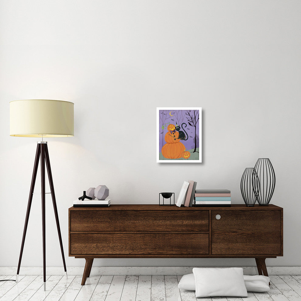 "Happy Haunting IV" Digital Paper Print by Anne Tavoletti, 18"x22"