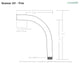 14" Calla LED Wall Sconce With Trim Arm, Galvanized Silver