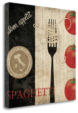 "Big Night Out - Spaghetti" By Piper Ballantyne, Giclee on Gallery Wrap Canvas