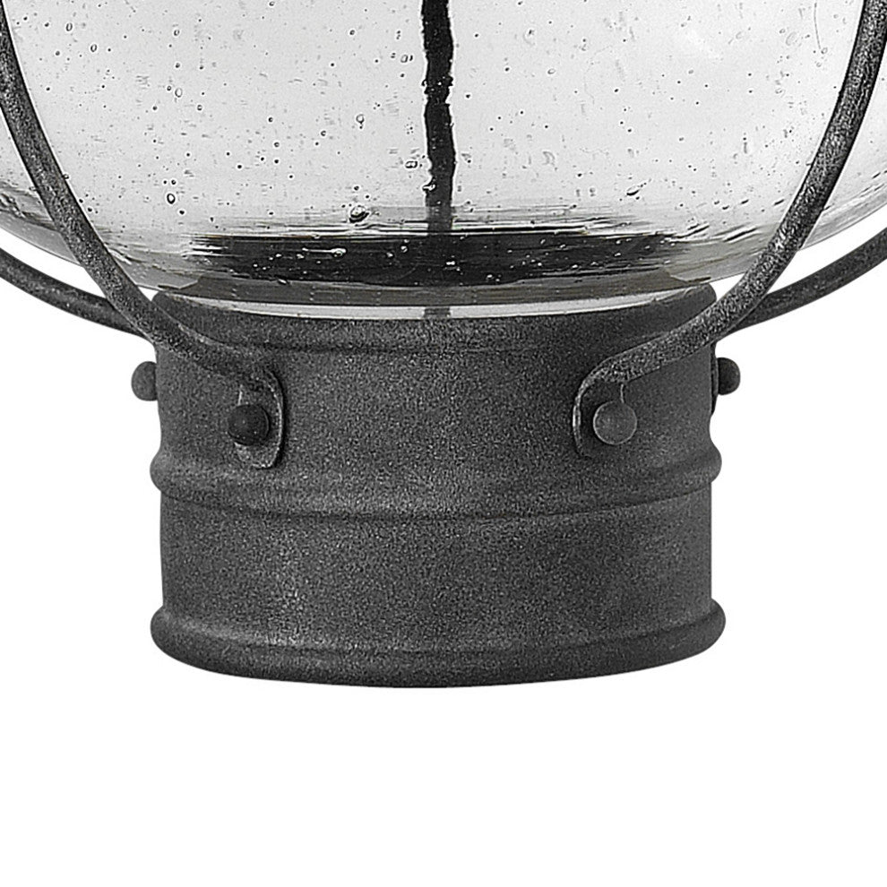 Hinkley Cape Cod 19.25" Medium Outdoor Hanging Onion Lantern, Aged Zinc