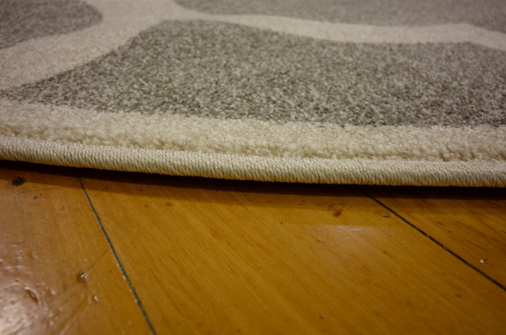 Rug Unique Loom Trellis Gray Round 6' 0 x 6' 0