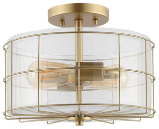 Safavieh Hannes Flush Mount Brass