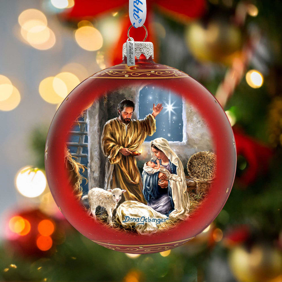 The Lamb of God Glass Ornament Limited Edition