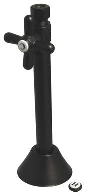 1/2" Sweat, 3/8" OD  Comp Straight Shut-off Valve w/5" Ext, Oil Rubbed Bronze