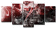 Ready2HangArt ''Glitzy Mist XLVI'' by Tristan Scott, 30"x60", 5 Piece Set