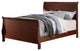 Benzara BM171680 Modern And Fashionable Twin Bed, Cherry