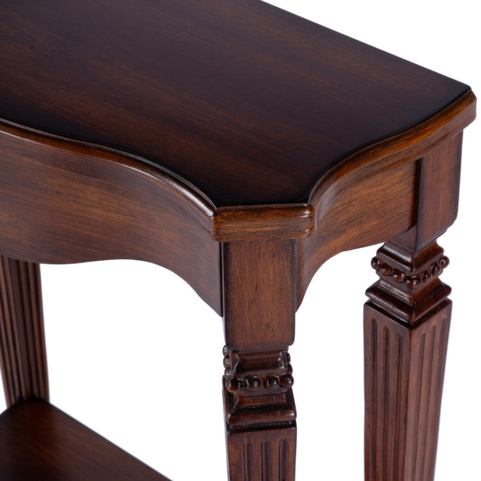 Cheshire Console Table, Gilded Cream, Antique Cherry