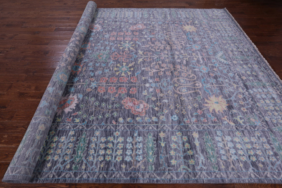 10' 1" X 14' 2" Turkish Oushak Handmade Wool Rug - Q13330