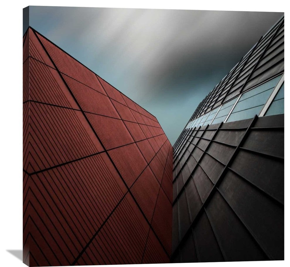 "The Visor" Stretched Canvas Giclee by Gilbert Claes, 36x36"