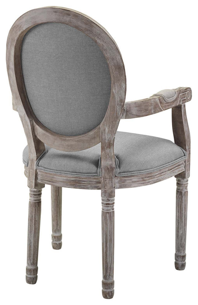 Emanate Dining Armchair Upholstered Fabric Set of 4