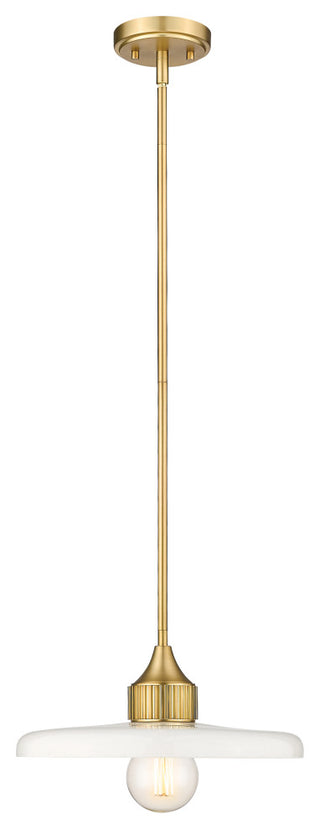 Zlite 820P14-OBR 1-Light Pendant, Gloss Opal