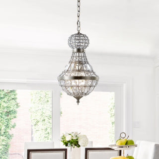 Regina Crystal, Metal Empire LED Chandelier, 12"